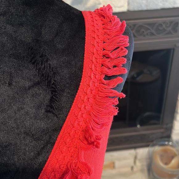 Free People Red Ruffled Crop Tank Top - Picture 4 of 6